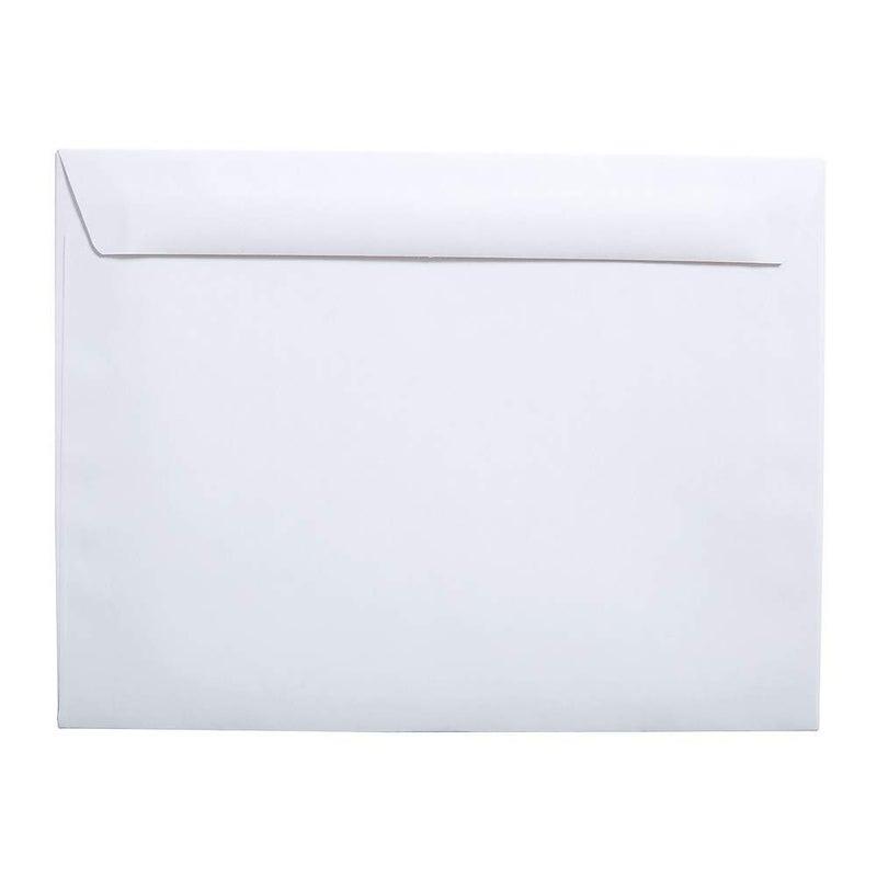 Staples 473009 Wove Side-Opening Booklet Envelopes 9-Inch X 12-Inch White 100/Bx - Image 1